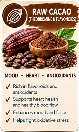 Raw Cacao ingredient poster